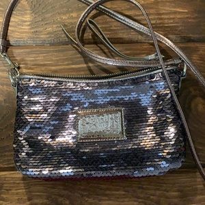 Coach Sequined crossbody purse